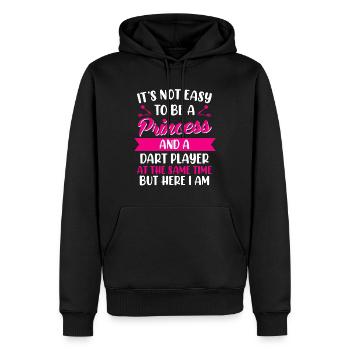 Princess Darts Women Darts Darts Accessories Darts - Men’s Premium Organic Hoodie - black - Front - Nico (187cm)