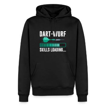 Dart-Wurf Skills loading Dartspieler Darts - Männer Premium Bio Hoodie - Schwarz - Vorne - Nico (187cm)