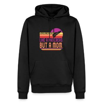 Chemise de sensibilisation au diabète, Momcreas comme A - Sweat à capuche Premium bio Homme - noir - Devant - Nico (187cm)