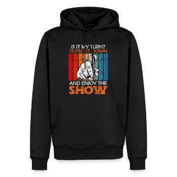 Dart Play Darts Show Score Darts - Sweat à capuche Premium bio Homme - noir - Devant - Nico (187cm)