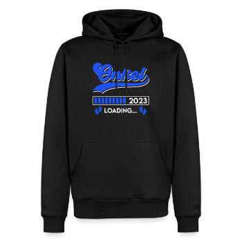 Onkel 2023 loading Onkel - Männer Premium Bio Hoodie - Schwarz - Vorne - Nico (187cm)