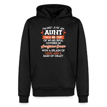 Wundervolle Tante Beste Tante der Welt Tante - Männer Premium Bio Hoodie - Schwarz - Vorne - Nico (187cm)