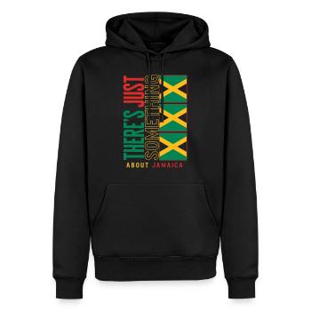 Chemise jamaïcaine, il y a juste quelque chose à propos de - Sweat à capuche Premium bio Homme - noir - Devant - Nico (187cm)