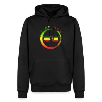 Chemise Jamaïque, oui Mon Jamaican Sunglasses Tee, - Sweat à capuche Premium bio Homme - noir - Devant - Nico (187cm)