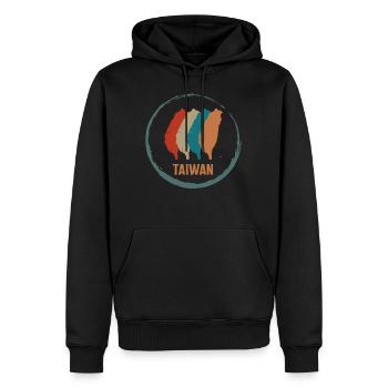 Taiwan Hemd, Taiwan Map Geschenk Tee, Chinesisch - Männer Premium Bio Hoodie - Schwarz - Vorne - Nico (187cm)
