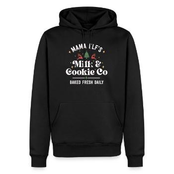 Mama Lebkuchen Cookie Family Christmas Baking - Männer Premium Bio Hoodie - Schwarz - Vorne - Nico (187cm)