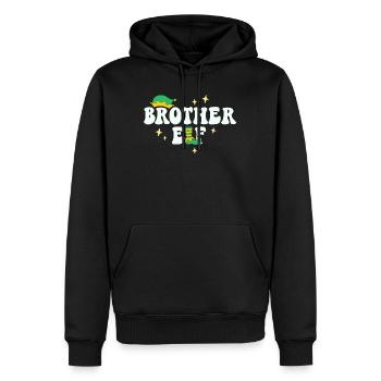 Bruder Elf Passende Familie Weihnachtsgruppe Weihnachten - Männer Premium Bio Hoodie - Schwarz - Vorne - Nico (187cm)