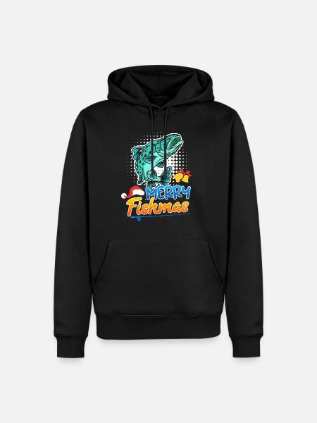Pêcheur Noël Noël - Sweat à capuche Premium bio Homme - noir