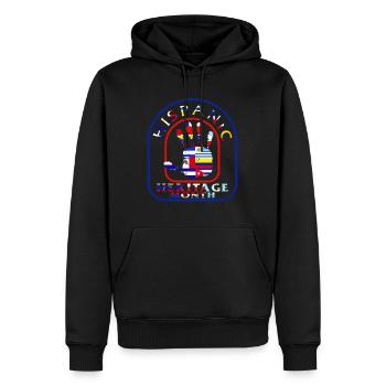 National Hispanic Heritage Month Shirt, Hispanic - Männer Premium Bio Hoodie - Schwarz - Vorne - Nico (187cm)