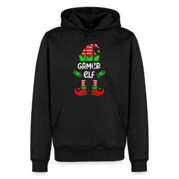 Gamer Elfe Gaming Zocken Spieler - Männer Premium Bio Hoodie - Schwarz - Vorne - Nico (187cm)