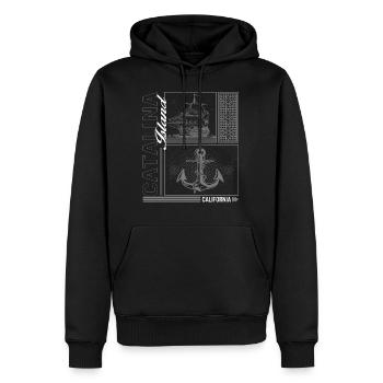 Catalina Island Hemd, Segelboot Liebhaber - Männer Premium Bio Hoodie - Schwarz - Vorne - Nico (187cm)