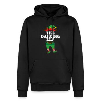 Danse Elfe Danseuse Couple Danse Fille - Sweat à capuche Premium bio Homme - noir - Devant - Nico (187cm)