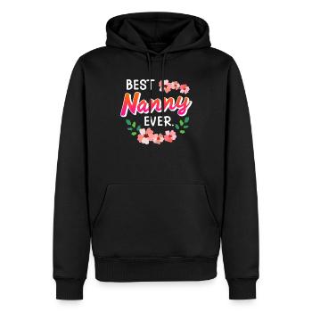 Die beste Tagesmutter der Welt Tagesmutter - Männer Premium Bio Hoodie - Schwarz - Vorne - Nico (187cm)
