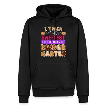 J’ai le meilleur éducateur de maternelle - Sweat à capuche Premium bio Homme - noir - Devant - Nico (187cm)