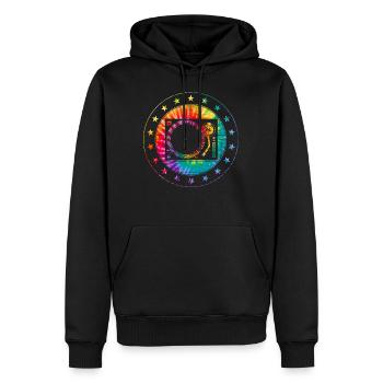 DJ Platine et Haut-Parleurs, Chemise Homme et - Sweat à capuche Premium bio Homme - noir - Devant - Nico (187cm)
