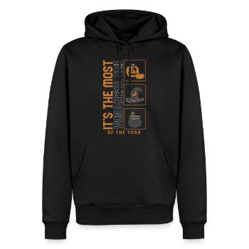 Chemise de costume d’Halloween, le moment le plus merveilleux de - Sweat à capuche Premium bio Homme - noir - Devant - Nico (187cm)