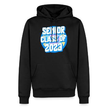 Abschlusshemd, Senior Class Of 2023 Geschenkende - Männer Premium Bio Hoodie - Schwarz - Vorne - Nico (187cm)