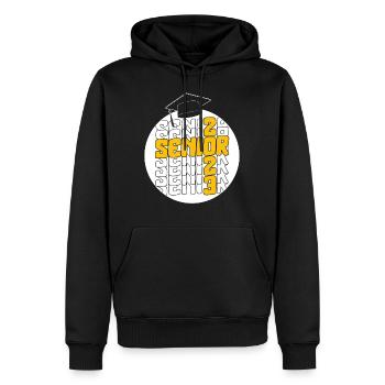 Abschlusshemd, Senior Class Of 2023 Geschenkende - Männer Premium Bio Hoodie - Schwarz - Vorne - Nico (187cm)