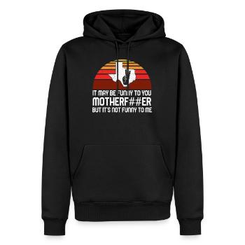 Beto Gun Violence Texas Governot It May Be Funny - Men’s Premium Organic Hoodie - black - Front - Nico (187cm)