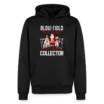 Weihnachtshemd, Blow Mold Sammler Tee, Antik - Männer Premium Bio Hoodie - Schwarz - Vorne - Nico (187cm)