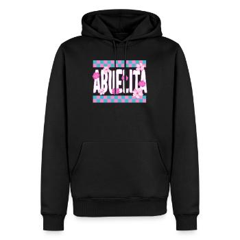 Chemise de grand-mère, t-shirt floral Abuelita, t-shirt de mère - Sweat à capuche Premium bio Homme - noir - Devant - Nico (187cm)