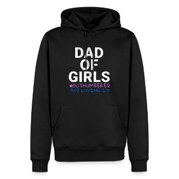 Mens I am Not Sleeping I am Resting My Eyes Dad Fa - Men’s Premium Organic Hoodie - black - Front - Nico (187cm)