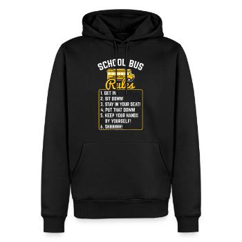 Schulbusfahrer Regeln Arbeit Schulbusfahrer - Männer Premium Bio Hoodie - Schwarz - Vorne - Nico (187cm)