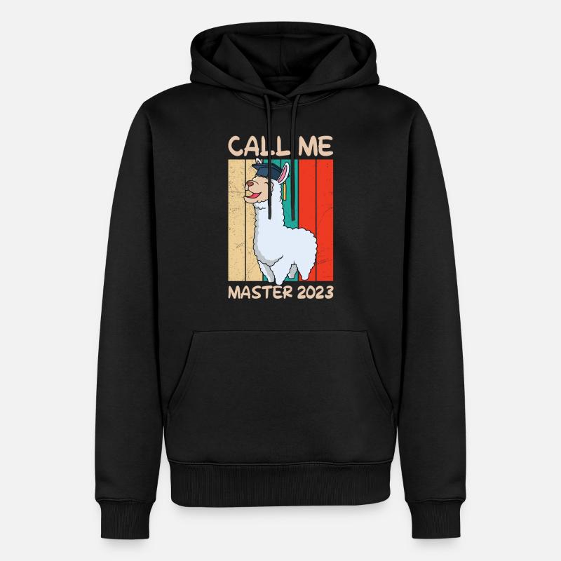 Master Abschluss 2023 - Männer Premium Bio Hoodie - Schwarz