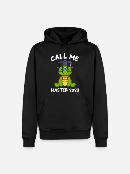 Appelez-moi Master 2023 Master - Sweat à capuche Premium bio Homme - noir
