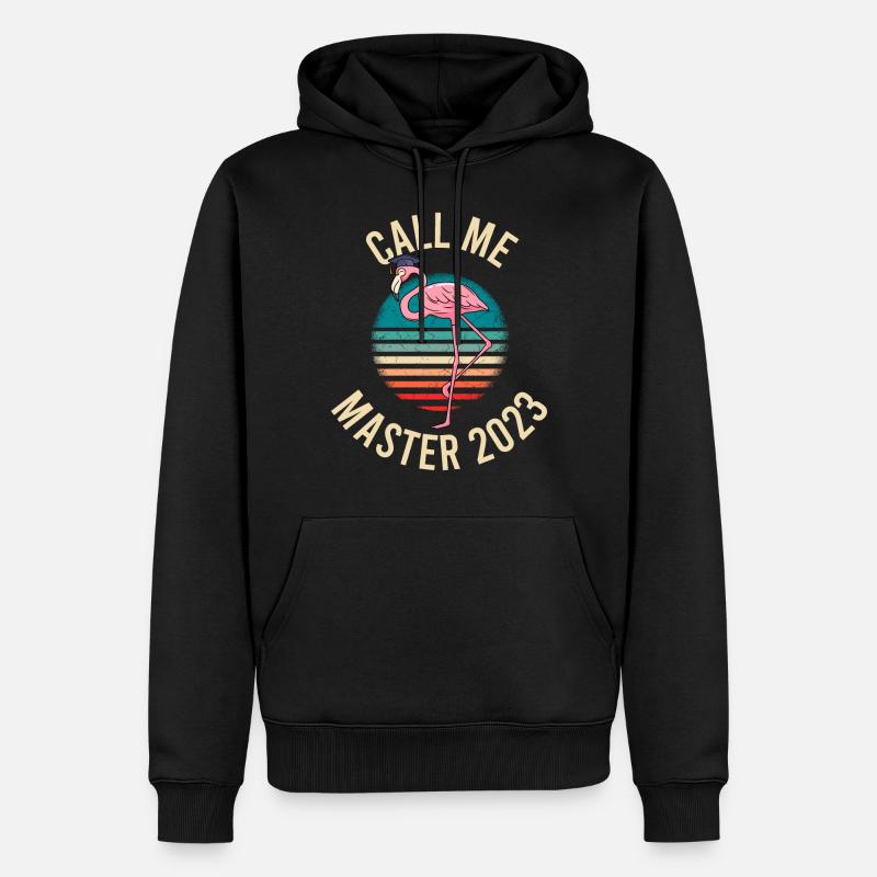 Master 2023 Master - Sweat à capuche Premium bio Homme - noir