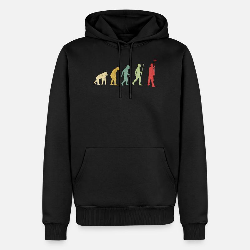 Evolución del pintor - Sweat à capuche Premium bio Homme - noir