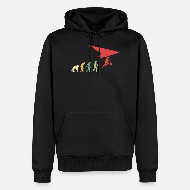Langgliedentwicklung - Männer Premium Bio Hoodie - Schwarz