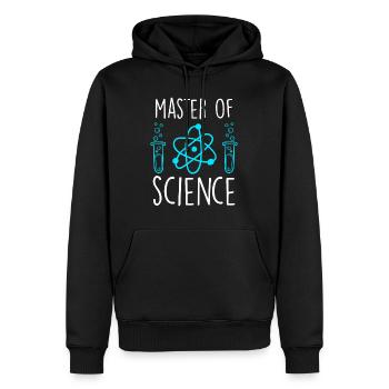 Ingenieur Master Abschluss Master of Science - Männer Premium Bio Hoodie - Schwarz - Vorne - Nico (187cm)