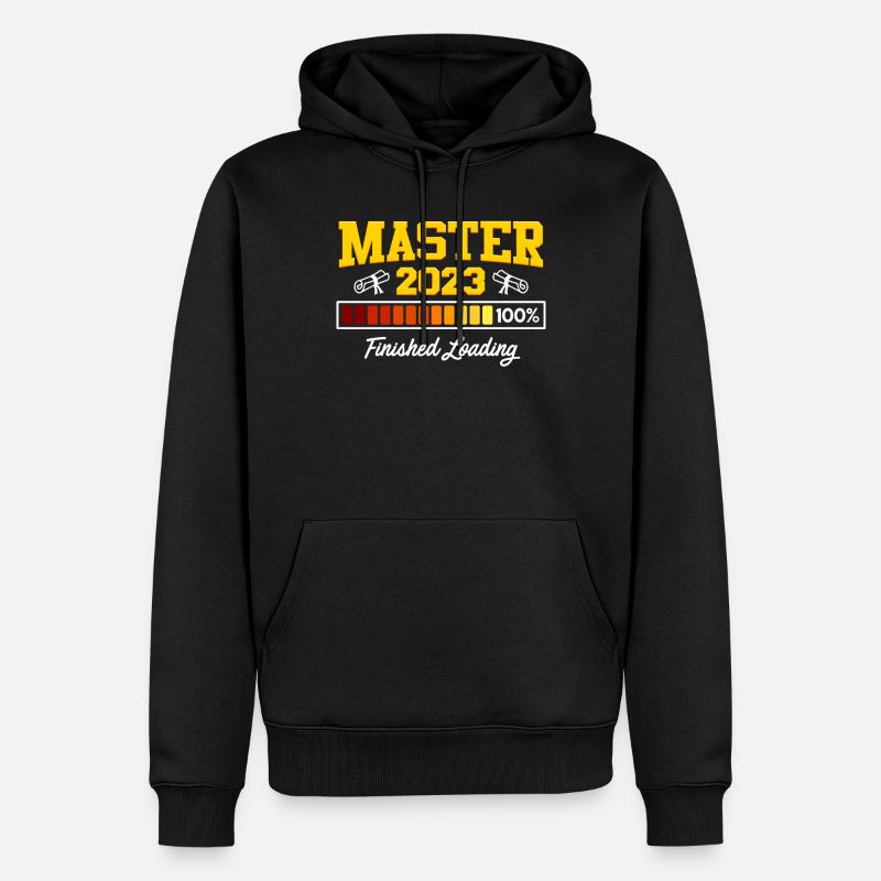 Masterabschluss 2023 Master Abschluss - Männer Premium Bio Hoodie - Schwarz