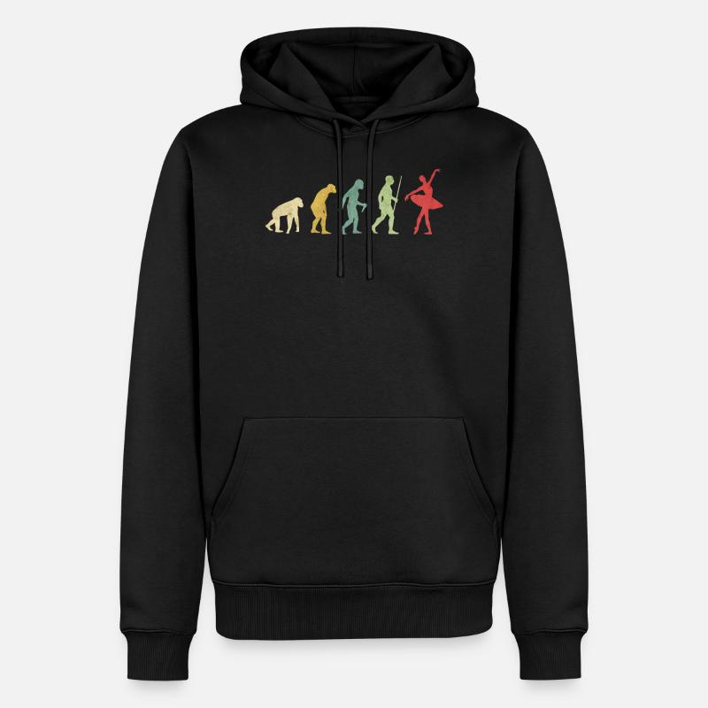 Balletttanzmädchenentwicklung - Männer Premium Bio Hoodie - Schwarz