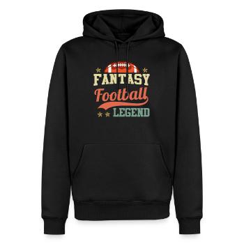 Fantasy Football Legend Fantasy Football Champion - Männer Premium Bio Hoodie - Schwarz - Vorne - Nico (187cm)
