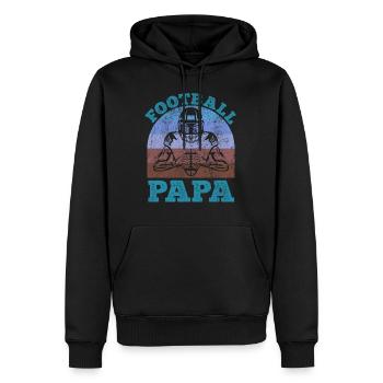Football Dad Fantasy Football - Männer Premium Bio Hoodie - Schwarz - Vorne - Nico (187cm)