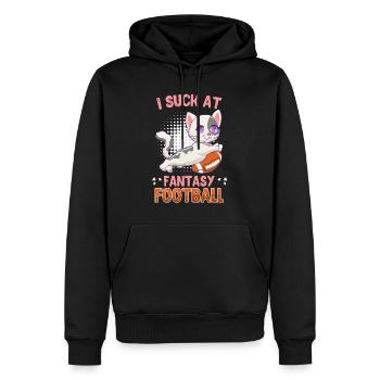 Fantasy Football Verlierer - Männer Premium Bio Hoodie - Schwarz - Vorne - Nico (187cm)