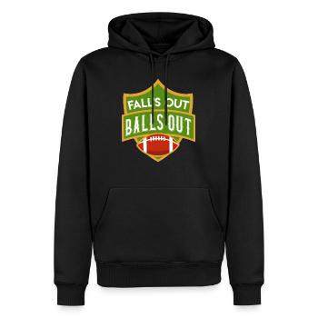 Fall's out Balls Out Fantasy Football - Sweat à capuche Premium bio Homme - noir - Devant - Nico (187cm)