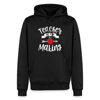 Teacher In The Making Training Student Educator Sc - Männer Premium Bio Hoodie - Schwarz - Vorne - Nico (187cm)