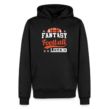 Fantasy Football Legend Fantasy Football Champion - Männer Premium Bio Hoodie - Schwarz - Vorne - Nico (187cm)