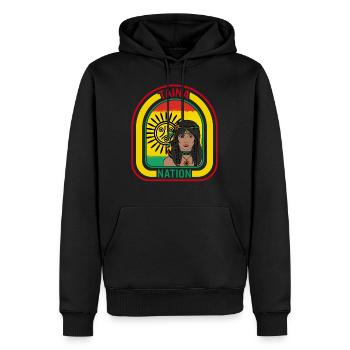 Chemise Taino Sun Symbol de la Nation Taina, autochtone - Sweat à capuche Premium bio Homme - noir - Devant - Nico (187cm)