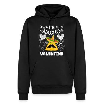 I m Nacho Valentine Valentinstag V-Day - Männer Premium Bio Hoodie - Schwarz - Vorne - Nico (187cm)