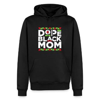 Black Mom Matter Black History Month Mother Pridel - Men’s Premium Organic Hoodie - black - Front - Nico (187cm)