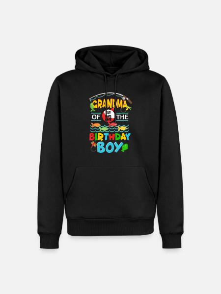 O Fish Ally Une Tenue d’Anniversaire Grand-Dame De Le Bir - Sweat à capuche Premium bio Homme - noir