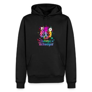 Radiologic Technologist Shirt Rad Tech Week Dia - Männer Premium Bio Hoodie - Schwarz - Vorne - Nico (187cm)