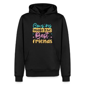 Remerciez Dieu pour l’avortement Priez pour mettre fin à l’avortement Christ - Sweat à capuche Premium bio Homme - noir - Devant - Nico (187cm)