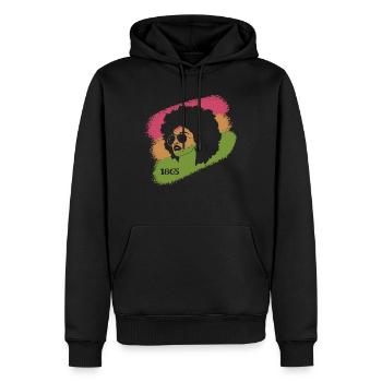 Juneteenth 1865 Afroamerikaner Afrikanische Frau - Männer Premium Bio Hoodie - Schwarz - Vorne - Nico (187cm)