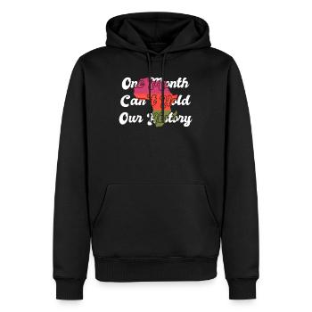 Black History Month USA Afro Amerika Afrika - Männer Premium Bio Hoodie - Schwarz - Vorne - Nico (187cm)