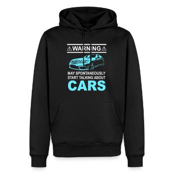 Lustige Auto Autos Ingenieur Mechaniker Liebhaber-Geschenk Männer B - Männer Premium Bio Hoodie - Schwarz - Vorne - Nico (187cm)